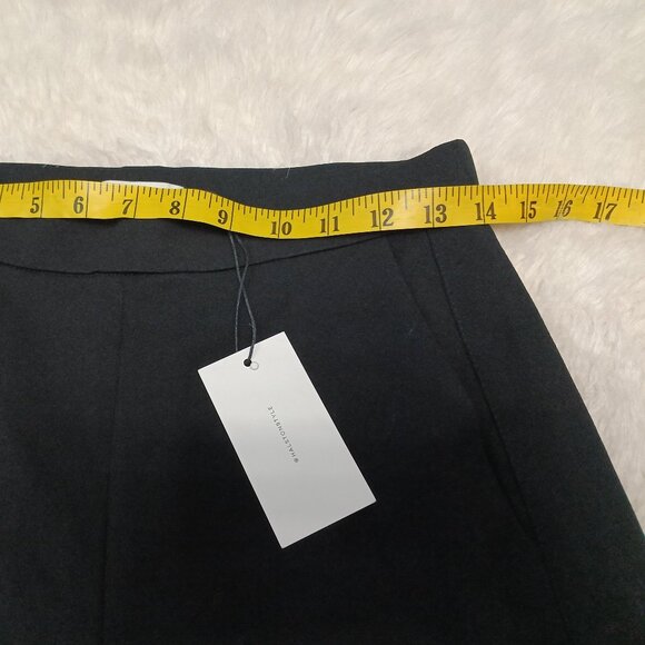 H Halston Women's Black Pleated Slim Leg Dress Pants Size XS - Picture 5 of 9